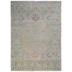 Tapis d'Oushak de Turquie - Design - 98540