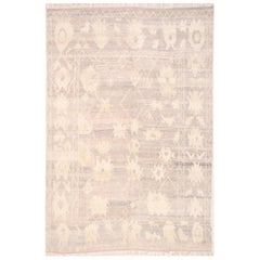 India Cameron Kollektion Teppiche - Wolle Elfenbein Taupe Design - 92863