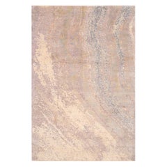 India India Area Rugs - Wool Brown Gray Ivory Yellow Design - 93290