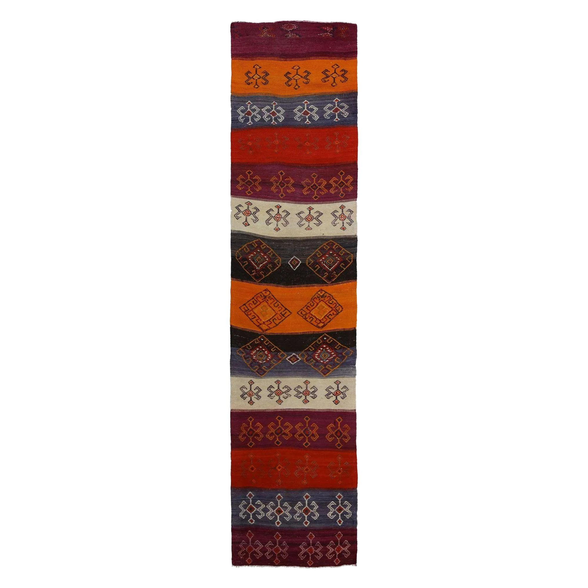 Türkische Kelim-Teppiche aus der Türkei – Design – 98639 im Angebot