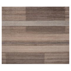 Alfombra India Over Size - Lana Diseño Marrón - 98061