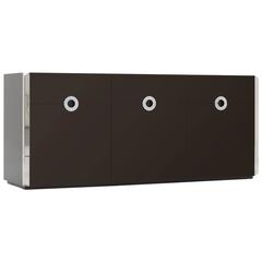 Taupe Colored Sideboard by Willy Rizzo, 1972 8