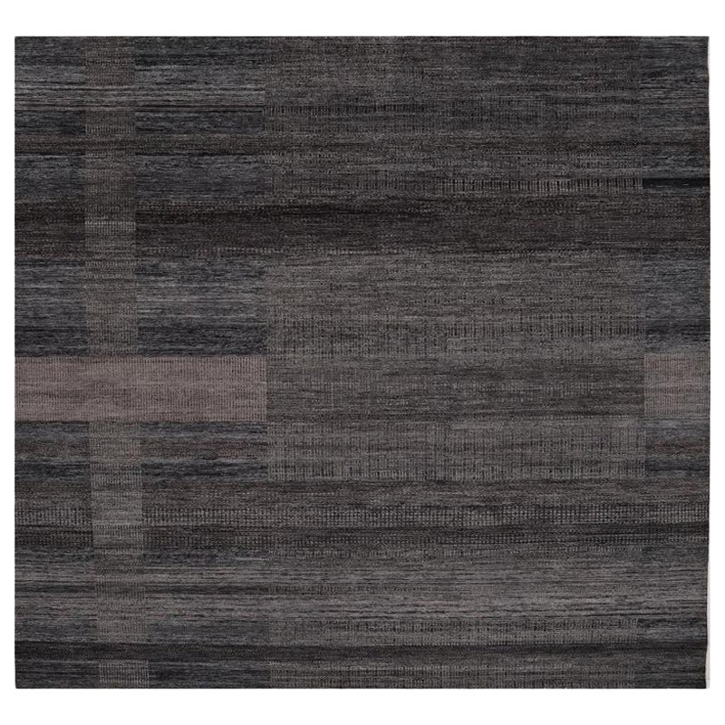 Tappeti India India - Lana Marrone Taupe Design - 98058