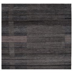 India India Area Rugs - Wool Brown Taupe Design - 98058