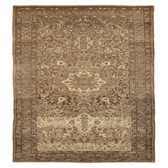 Tappeto Russian Malayer Small - Lana Marrone Avorio Taupe Design - 16071