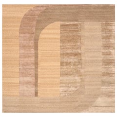 India India Over Size Rug - Wool Brown Ivory Taupe Design - 99595