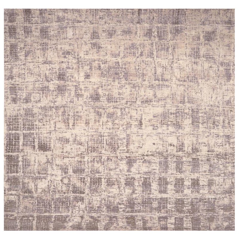 India India Area Rugs - Wool Brown Ivory Taupe Design - 93289