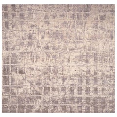 India India Area Rugs - Wool Brown Ivory Taupe Design - 93289