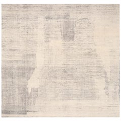 India Moroccan Area Rugs - Wool Brown Ivory Design - 94478