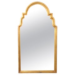 Hollywood Regency Style Gold Gilt Carved Wall Mirror By Friedman Brothers