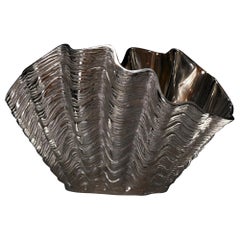 Fruit Bowl or Clamshell Champagne Bucket in Metal