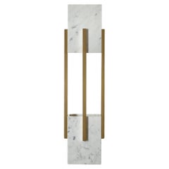 Looshaus-Wandleuchte, Carrara, Bronze, Messing, InsidherLand von Joana Santos Barbosa