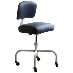 Mid-Century Drafting Stool by Flewelling Co., Refinished