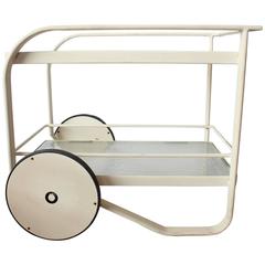 Stylish Modern Bar Cart by Richard Frinier for Brown Jordan 9