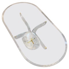 Italienischer Modern Glas Couchtisch