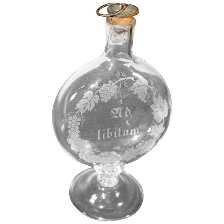 Antique Medicine Flask at 1stDibs