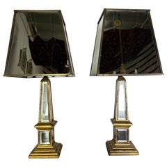 Paar Lampen im Hollywood-Regency-Stil, ca. 1960