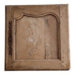Puerta de armario provincial francés del siglo XIX recuperada