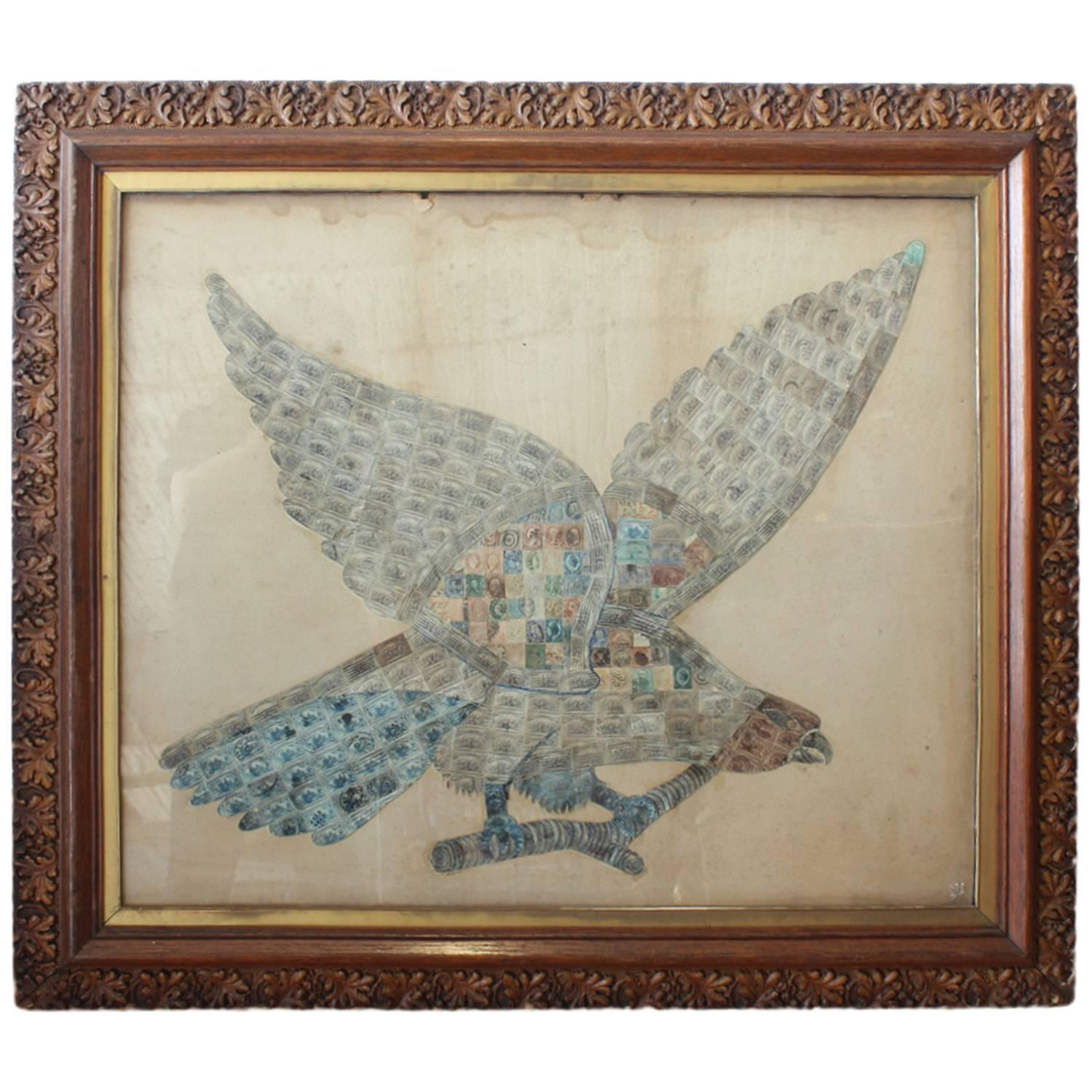 1900s American Stamp Eagle Collage