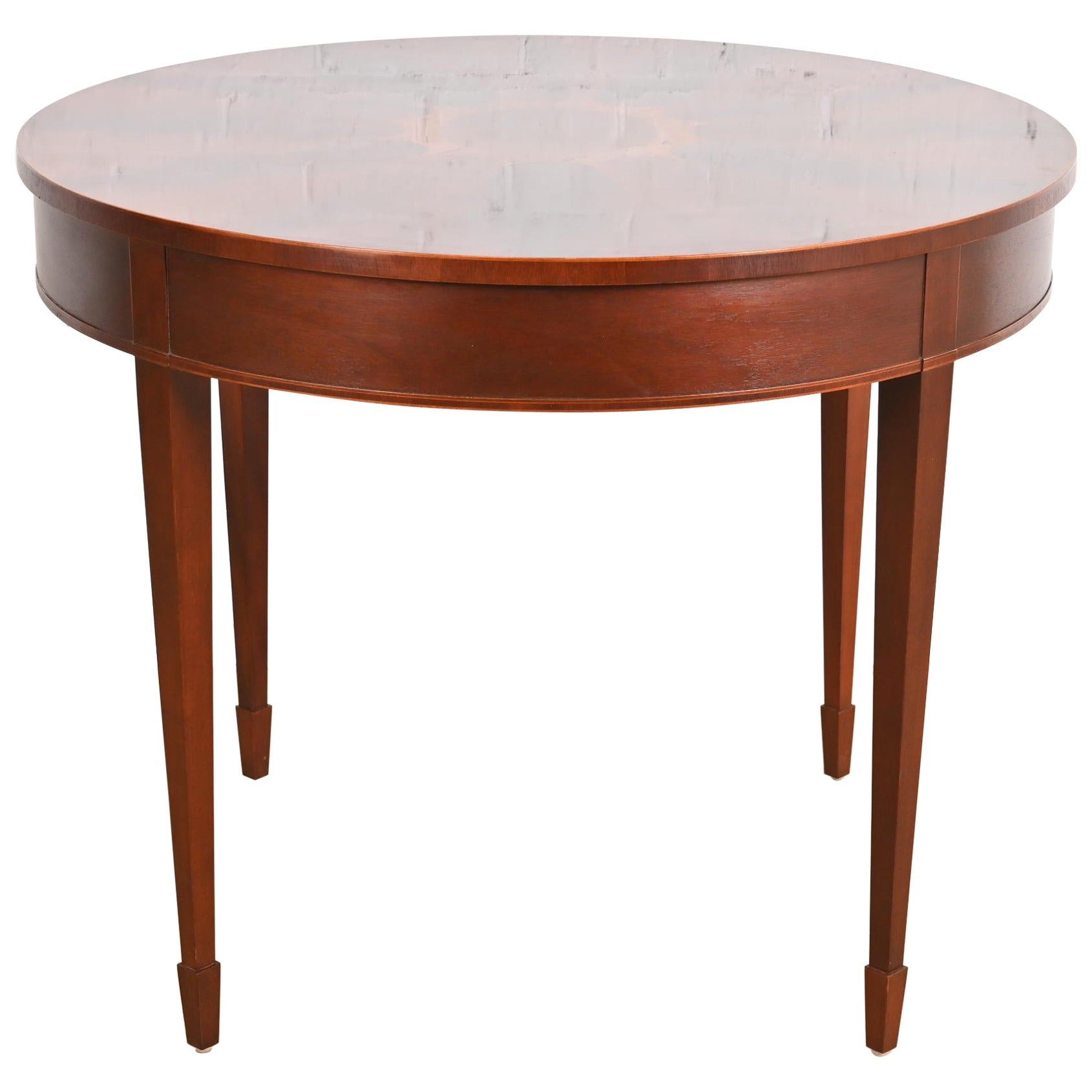 Baker Furniture Federal Mahagoni-Spieltisch oder Frühstückstisch mit Intarsien