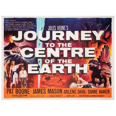 Journey to the Centre of the Earth 1959 UK Quad Film Poster