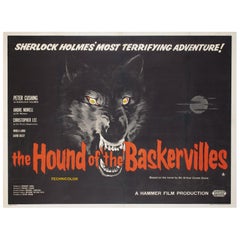 The Hound of the Baskervilles 1959 UK Quad Film Poster