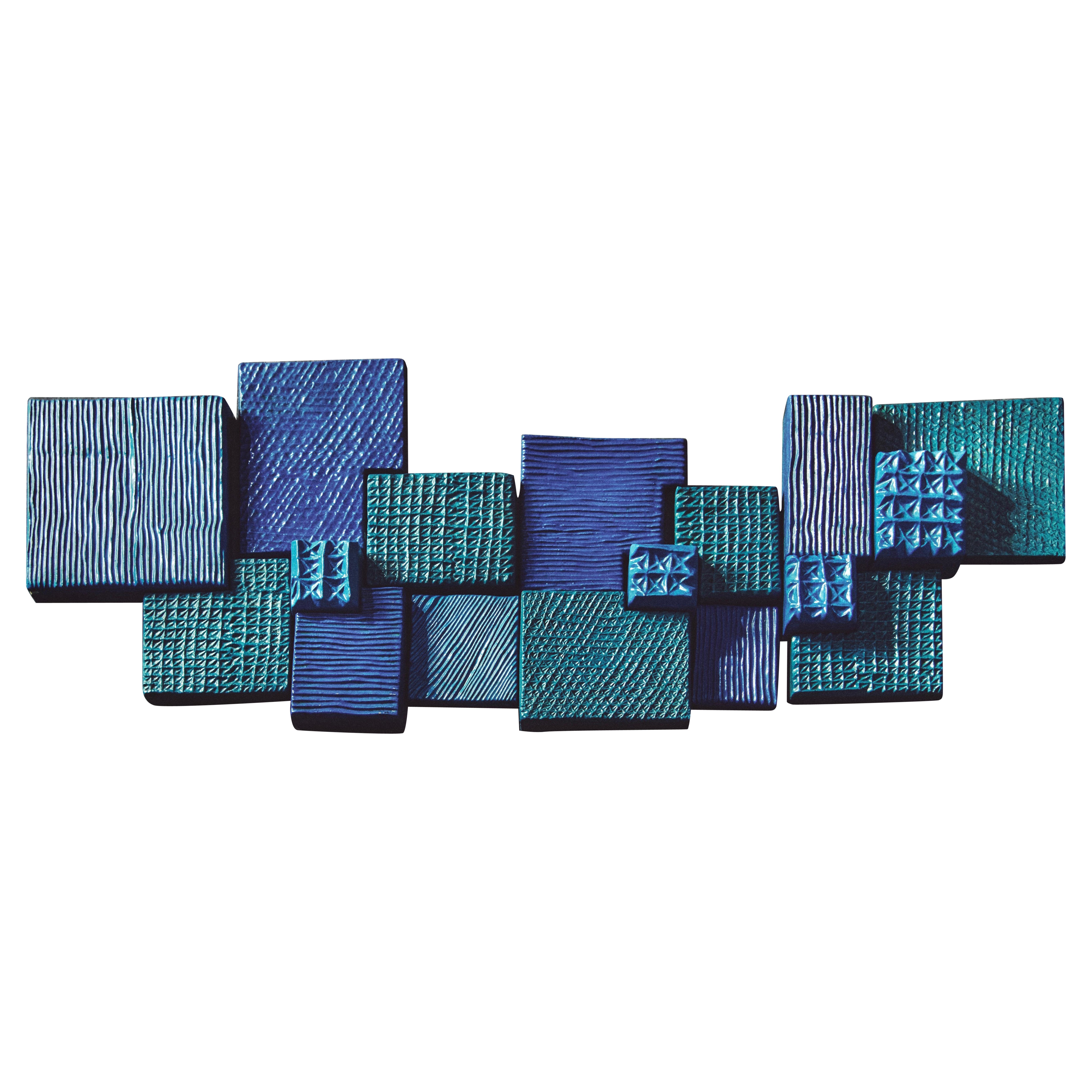 Escultura mural de cerámica de Andrée & Michel Hirlet, Francia en venta
