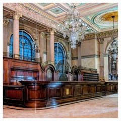 Set di banchi reception per hotel monumentali - 11,5 m banco anteriore, 16,9 m posteriore