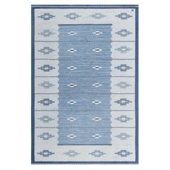 Alfombra sueca vintage de tejido plano Doris Leslie Blau de Erik Lundberg