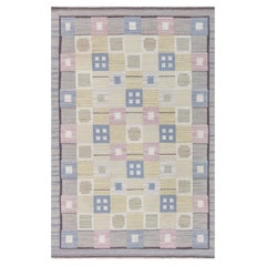 Doris Leslie Blau Vintage Swedish Flat Woven Rug