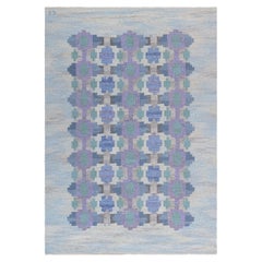 Doris Leslie Blau Mid-20th Century Swedish Flat Woven Rug by Judith Johansson