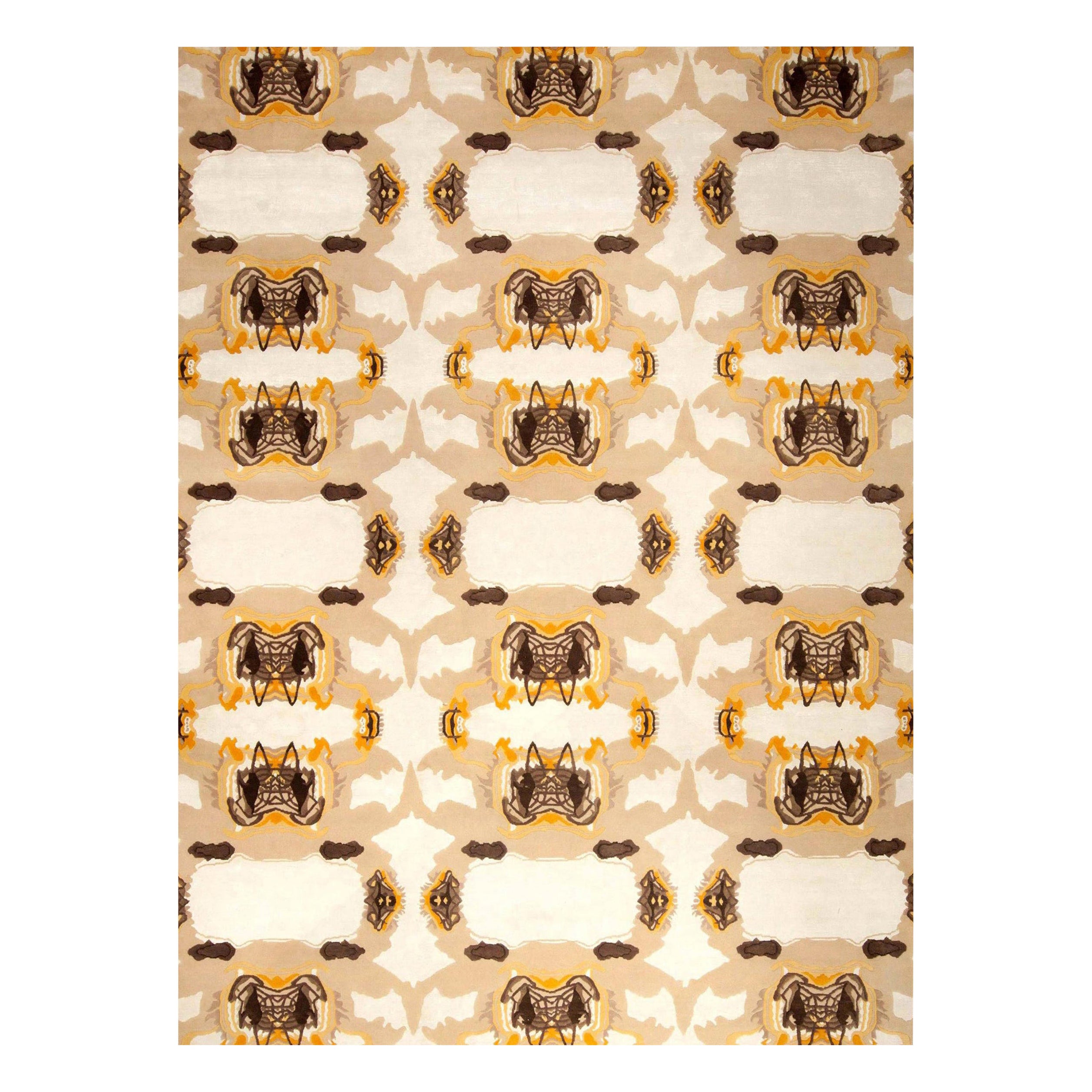 Modern Abstract Eskayel-Culebra Rug for Doris Leslie Blau
