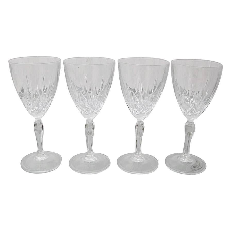 Set of Four Crystal Glasses