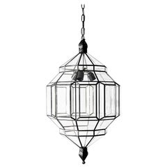 Alhambra 2D Clear Glass with Black Satin, Granada Collection