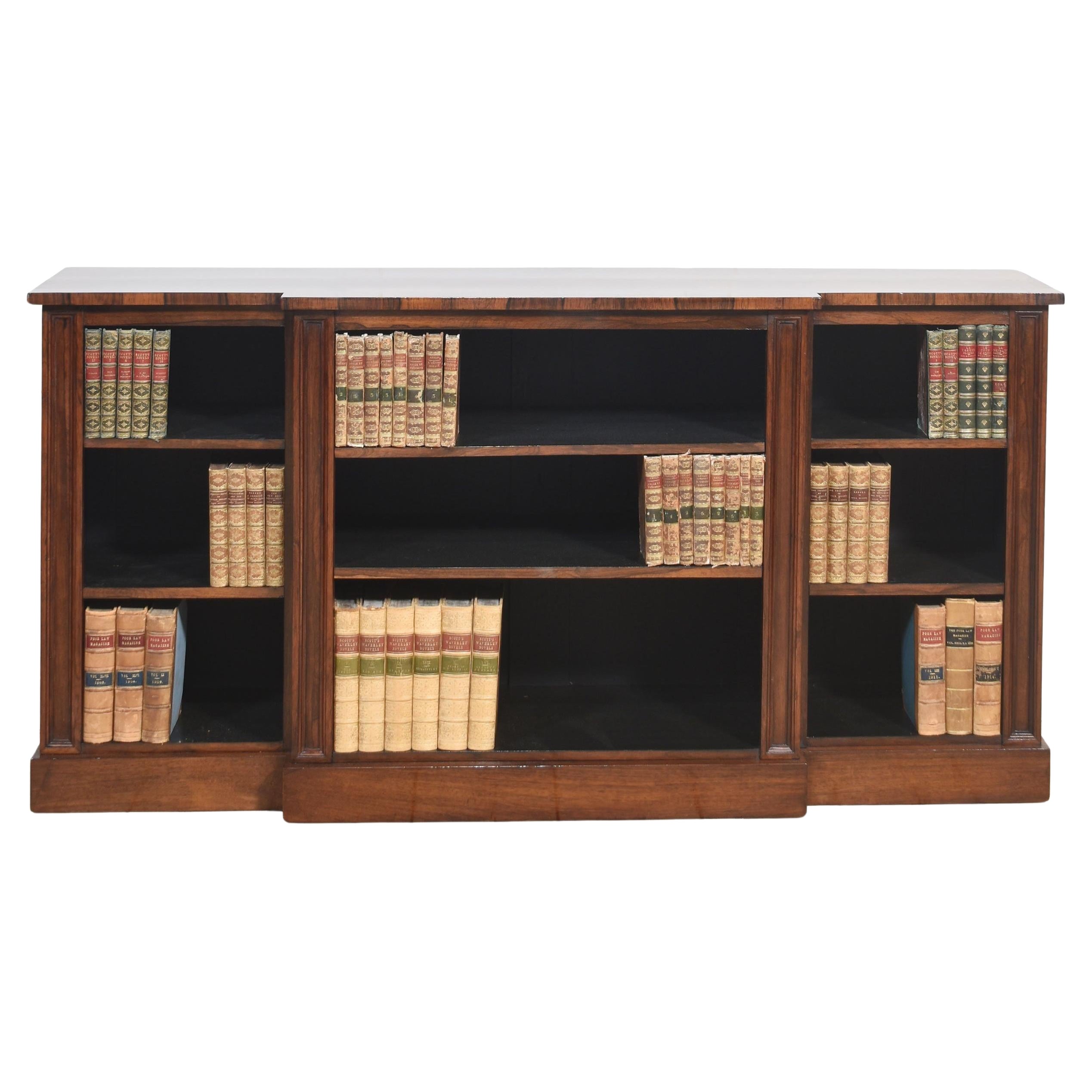 19th Century open bookcase