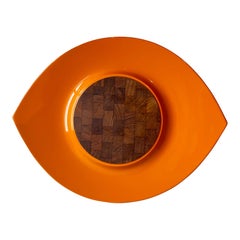 Festivaal-Tablett „Eyeball“ von  Jens Quistgaard für Dansk, Dänemark, 1970