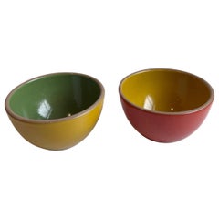 Pair of colorful Heath Ceramics Bowls - new in box