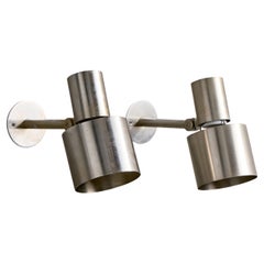 Halldor Gunnløgsson, Wall Lights, acier, Danemark, 1958