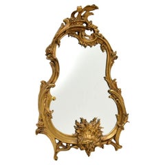 Antique French Gilt Bronze Mirror