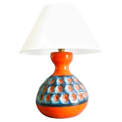 Mid-Century Ceramic Table Lamp by Romacrea, Rome, Italy, 1960s