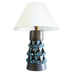 1960s Italian Ceramic Table Lamp by Romacrea, Rome