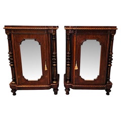 A very fine Pair of 19th Century Pier Cabinets