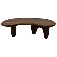 Handcrafted Rowan Coffee Table in Solid Dark Walnut by Mary Ratcliffe Studio