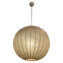 Flos Lustre Achille et PierGiacomo Castiglioni Cocoon Métal 1960 Italie