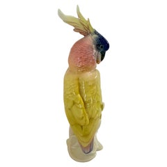 Karl Ens Antique porcelain figure Parrot