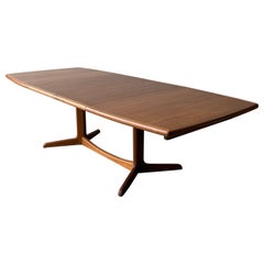 Massive Mid-Century Teak Dining Table
