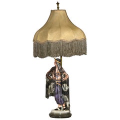Lampada da tavolo Goldscheider Art Deco di Josef Lorenzl, anni '20