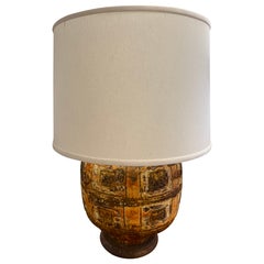 1960's Ceramic Volcanic Lava Lamp