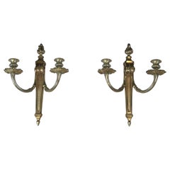 Pair of Louis the 16th Style Bronze Wall Lights