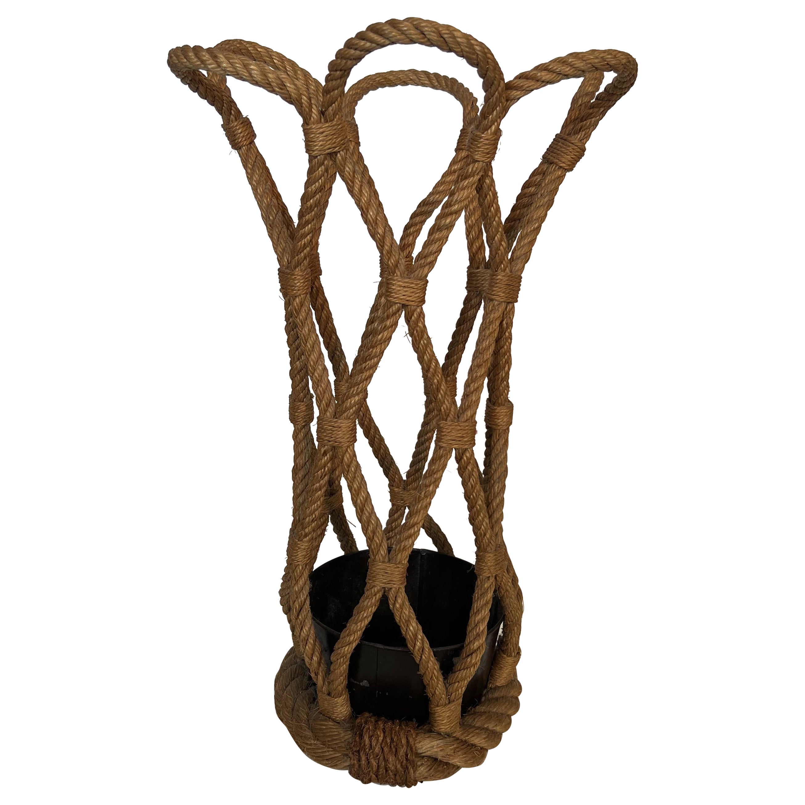 Rope Umbrella Stand by Audoux-Minet